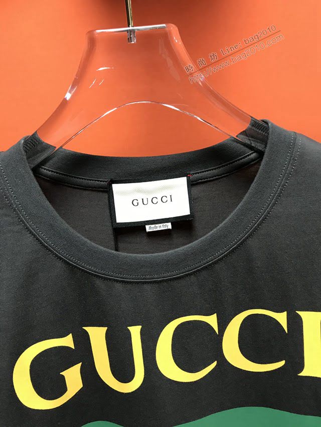 Gucci男T恤 2020新款短袖衣 最高品質 古馳T恤 男女同款  tzy2590